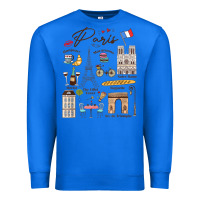 True Royal paris bonjour eiffel tower paris lover paris traveling vacay Premium Sweatshirt - trangStudio