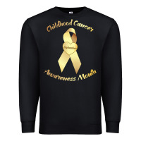 Black childhood cancer awareness children cure kids Premium Sweatshirt - DesignPulse
