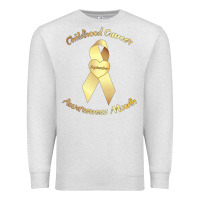 Oatmeal Heather childhood cancer awareness children cure kids Premium Sweatshirt - DesignPulse