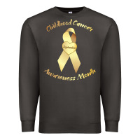 Childhood Cancer Awareness Children Cure Kids Premium Sweatshirt | Teevron