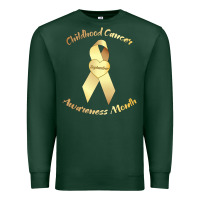 Sports Green childhood cancer awareness children cure kids Premium Sweatshirt - DesignPulse