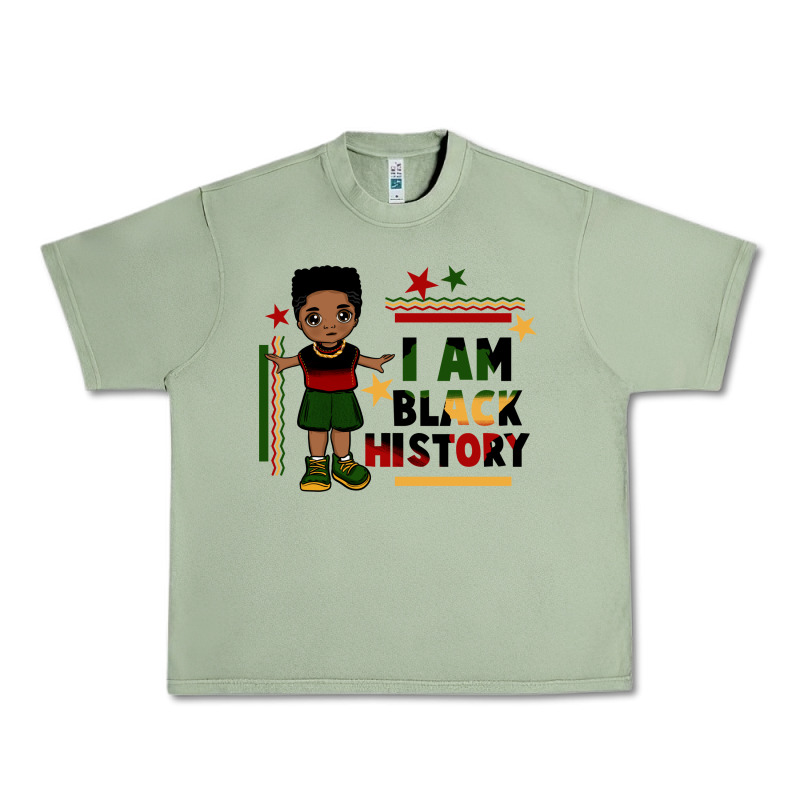 I Am Black History Black Boy  Juneteenth Urban Heavy Tee by CowGirlArtShop | Teevron