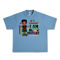 Pebble Blue i am black history black boy  juneteenth Urban Heavy Tee - CowGirlArtShop