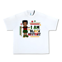 White i am black history black boy  juneteenth Urban Heavy Tee - CowGirlArtShop