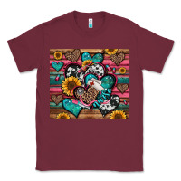 Burgundy nurse hearts Classic Tee - Jasminsmagicworld
