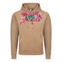 Vintage Coffee nobody fights alone cancer awareness Vintage Hoodie - CowGirlArtShop