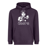 Plum Jim Morrison Heavyweight Hoodie - trangStudio