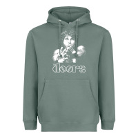 Sage Jim Morrison Heavyweight Hoodie - trangStudio