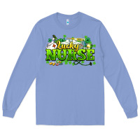 Colony Blue Lucky Nurse St. Patrick's Day Long Sleeve Tee - HowdyJamesFarm