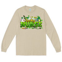 Mushroom Lucky Nurse St. Patrick's Day Long Sleeve Tee - HowdyJamesFarm