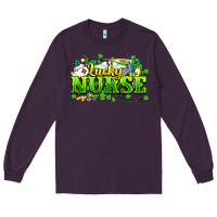Plum Lucky Nurse St. Patrick's Day Long Sleeve Tee - HowdyJamesFarm
