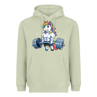 Matcha Unicorn Weightlifting T Fitness Gym Deadlift Rainbow Gifts Party Men W Heavyweight Hoodie - trangStudio