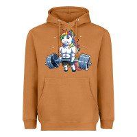 Meerkat Unicorn Weightlifting T Fitness Gym Deadlift Rainbow Gifts Party Men W Heavyweight Hoodie - trangStudio
