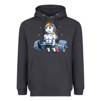 Smoke Unicorn Weightlifting T Fitness Gym Deadlift Rainbow Gifts Party Men W Heavyweight Hoodie - trangStudio