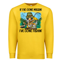 Lemon if i've gone missin' i've gone fishin' Premium Sweatshirt - BarkalooDesign