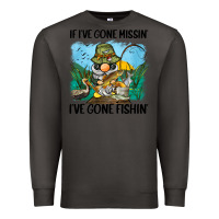 Smoke if i've gone missin' i've gone fishin' Premium Sweatshirt - BarkalooDesign
