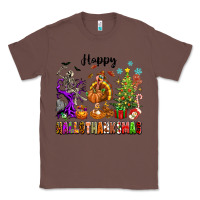 Chestnut Happy Hallothanksmas Classic Tee - texasbilliewilder