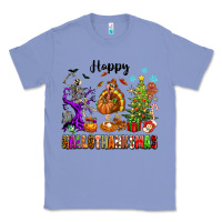 Colony Blue Happy Hallothanksmas Classic Tee - texasbilliewilder