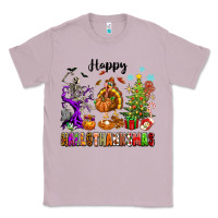 Lilac Happy Hallothanksmas Classic Tee - texasbilliewilder