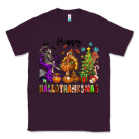 Plum Happy Hallothanksmas Classic Tee - texasbilliewilder