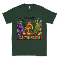 Sports Green Happy Hallothanksmas Classic Tee - texasbilliewilder