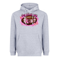 Heather Grey together we fight football Heavyweight Hoodie - BarkalooDesign