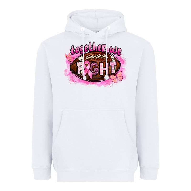 Together We Fight Football Heavyweight Hoodie by BarkalooDesign | Teevron
