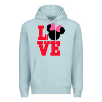 Blue Mist Minnie Mouse Premium Hoodie - CowhideDigitalArt