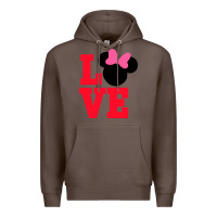 Coffee Minnie Mouse Premium Hoodie - CowhideDigitalArt