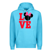 Ocean Blue Minnie Mouse Premium Hoodie - CowhideDigitalArt