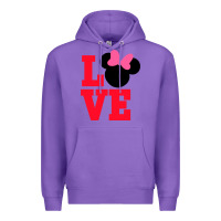 Purple Minnie Mouse Premium Hoodie - CowhideDigitalArt