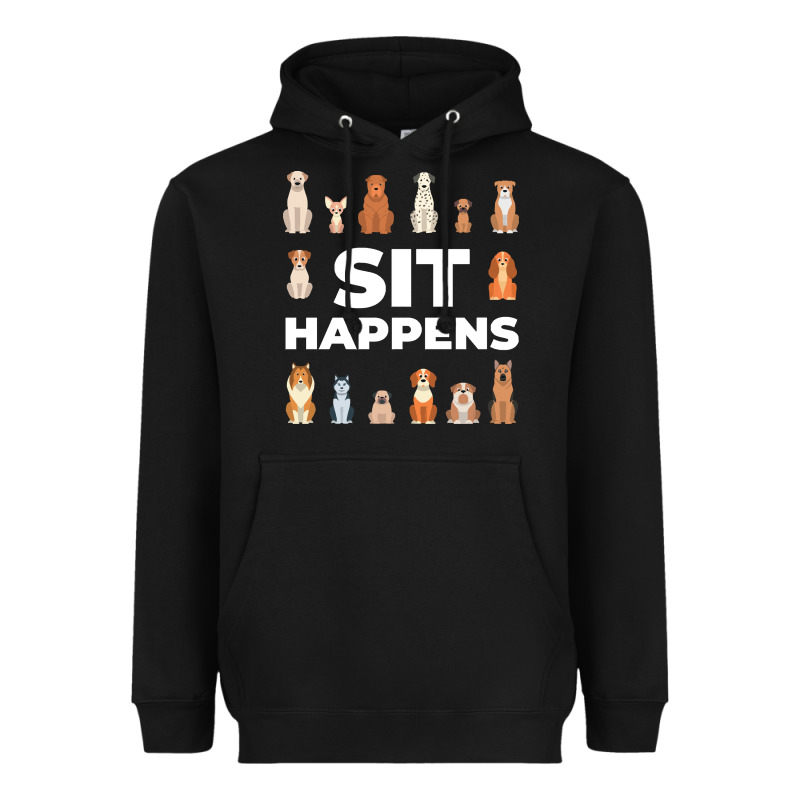 Dog Funny S It Happens Pet Sitting Design Heavyweight Hoodie by trangStudio | Teevron