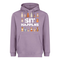 Lavender Dog Funny S It Happens Pet Sitting Design Heavyweight Hoodie - trangStudio