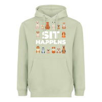 Matcha Dog Funny S It Happens Pet Sitting Design Heavyweight Hoodie - trangStudio