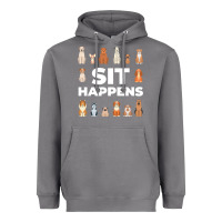 Storm Dog Funny S It Happens Pet Sitting Design Heavyweight Hoodie - trangStudio