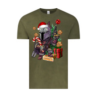 Vintage Olive Christmas gnome Vintage Tee - CowGirlArtShop