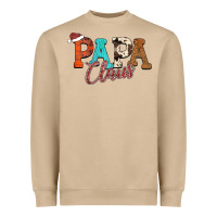 Mushroom Papa Claus Heavyweight Sweatshirt - CowhideDigitalArt