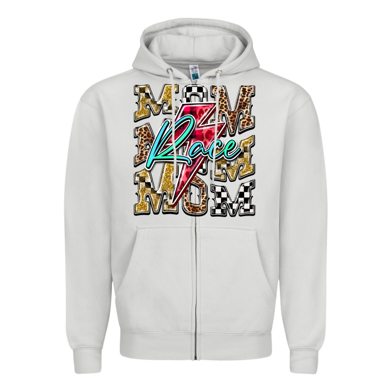 Mom Race Zipper Hoodie by RacoonDesign | Teevron