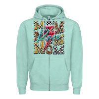 Seafoam Mom Race Zipper Hoodie - RacoonDesign