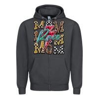 Smoke Mom Race Zipper Hoodie - RacoonDesign