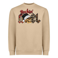 Rockin Noel Skull Heavyweight Sweatshirt | Teevron