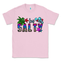 Bubblegum Pink be salty Classic Tee - CowhideDigitalArt
