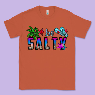 Be Salty Classic Tee Designed By Cowhidedigitalart