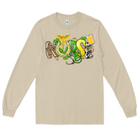 Mushroom Nurse St. Patrick's Day Long Sleeve Tee - HowdyJamesFarm