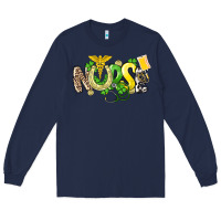 Navy Nurse St. Patrick's Day Long Sleeve Tee - HowdyJamesFarm