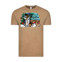 Vintage Coffee its freezin season Vintage Tee - CowGirlArtShop