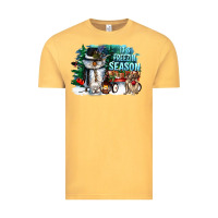 Vintage Mustard its freezin season Vintage Tee - CowGirlArtShop