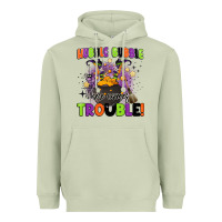Matcha kids halloween hubble bubble here comes trouble Heavyweight Hoodie - BarkalooDesign