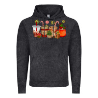 Vintage Black christmas cup cakes coffee cups Vintage Hoodie - CowGirlArtShop