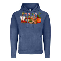 Vintage Denim christmas cup cakes coffee cups Vintage Hoodie - CowGirlArtShop
